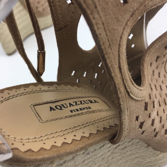 Aquazzura sexy thing wedge sandal heel cut out - Picture 7 of 8